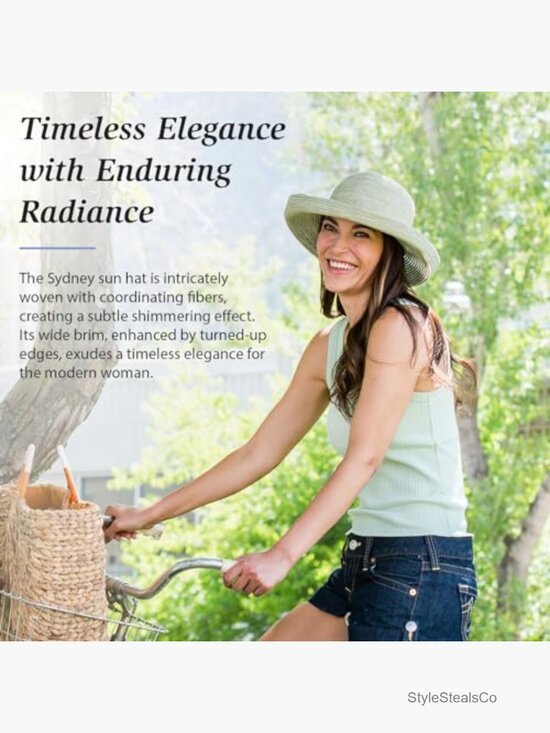 UPF 30+ Wide Brim Sun Hat, Packable & Adjustable main image 5